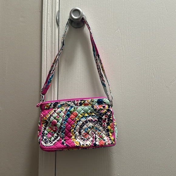 Vera Bradley Wildflower Paisley Little Crossbody Purse - Picture 6 of 7